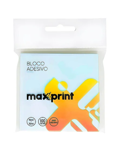 BLOCO DE RECADO AUTOADESIVO AQUA - MAXPRINT