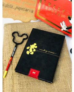 Agenda Diária Maior 2025 Disney Mickey Mouse dac Preto